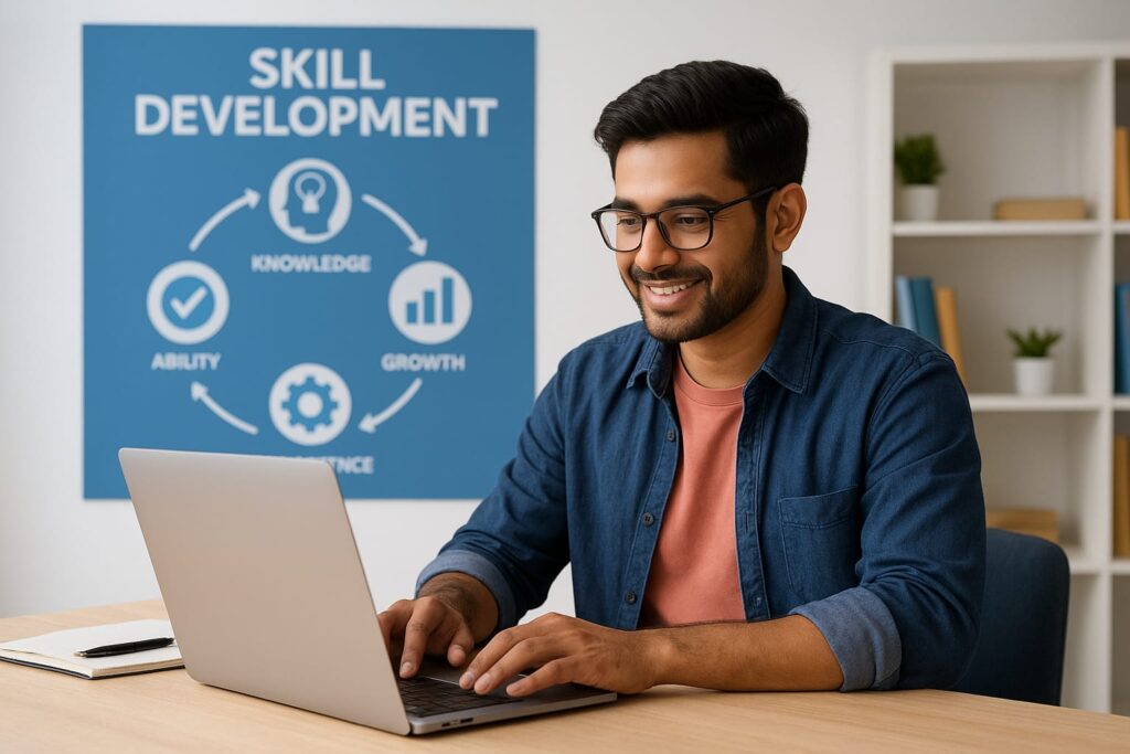 🧠 नौकरी में सफलता के लिए कौशल विकास (Skill Development for Helping in Job)