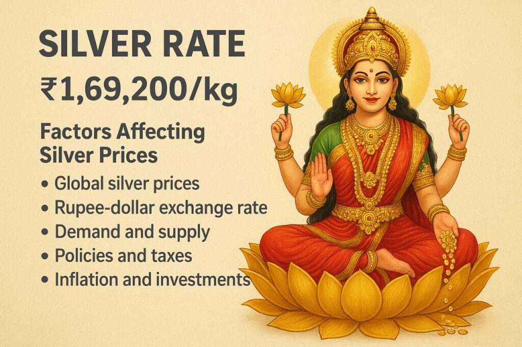 आज चांदी का रेट और भविष्य में वृद्धि की संभावना